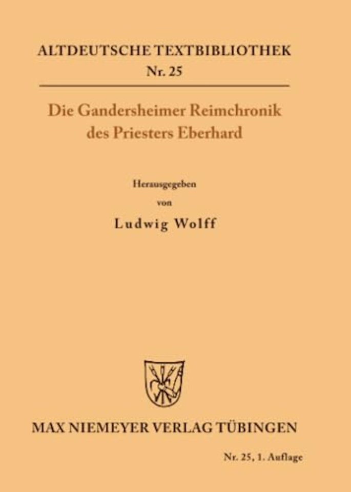 Die Gandersheimer Reimchronik