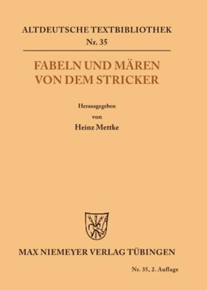 Fabeln und Mären von dem Stricker