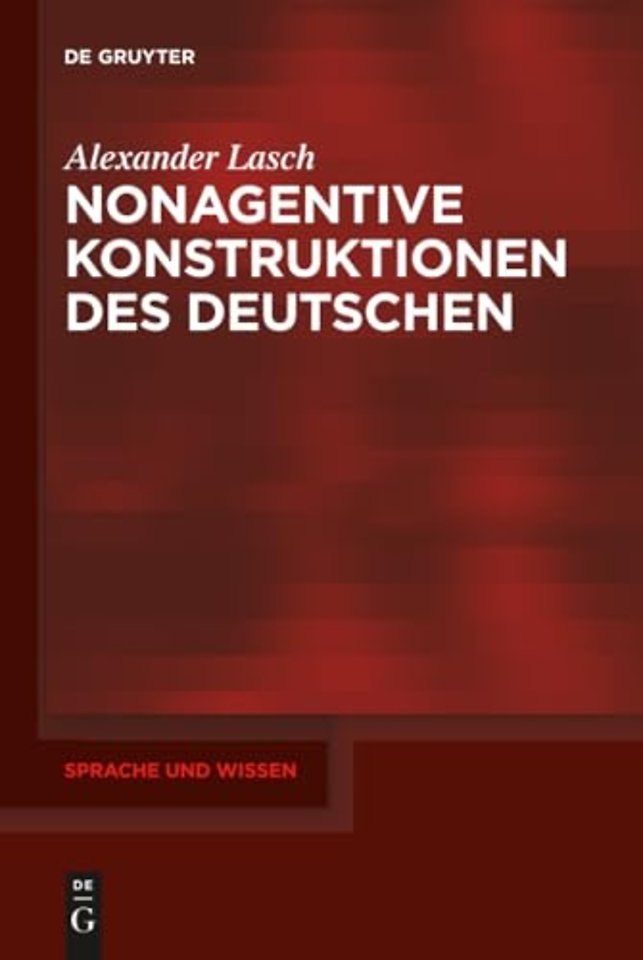 Nonagentive Konstruktionen des Deutschen