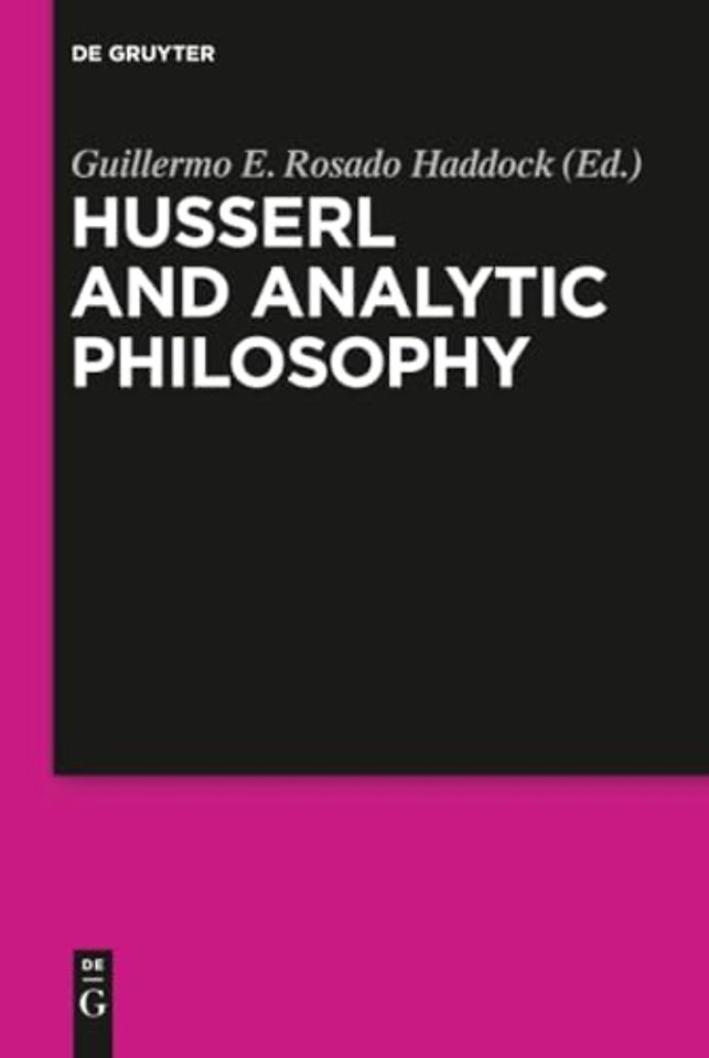 Husserl and Analytic Philosophy