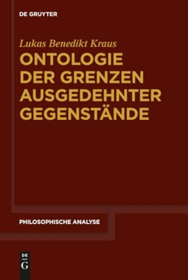Ontologie der Grenzen ausgedehnter Gegenstände