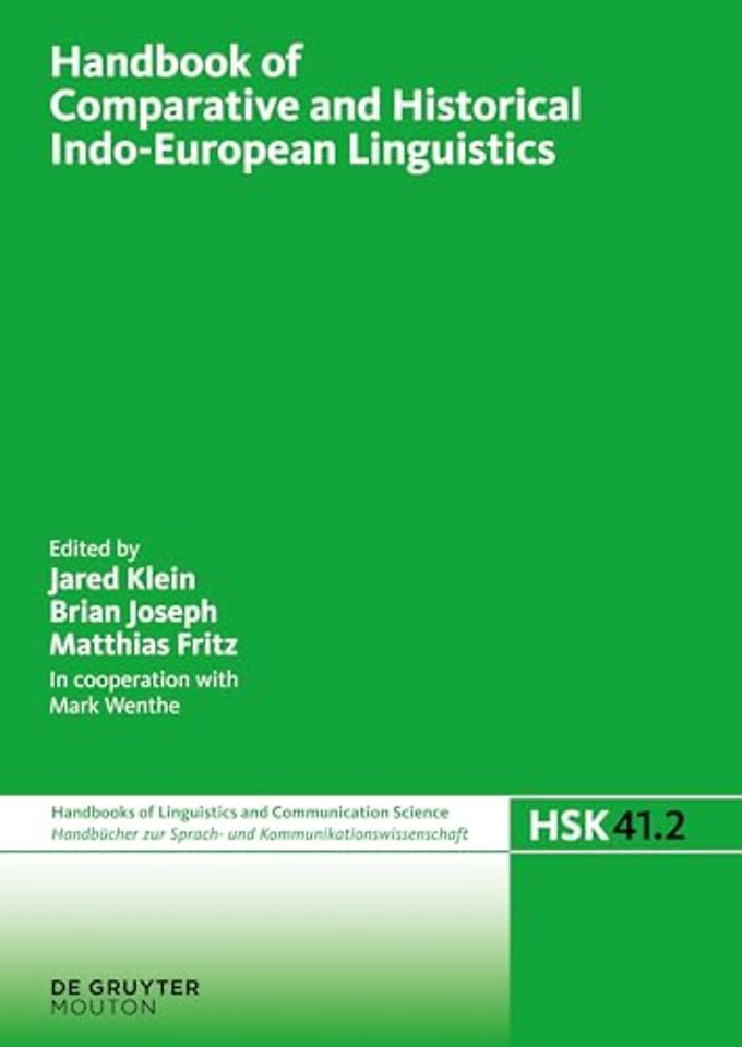 Handbook of Comparative and Historical Indo-European Linguistics