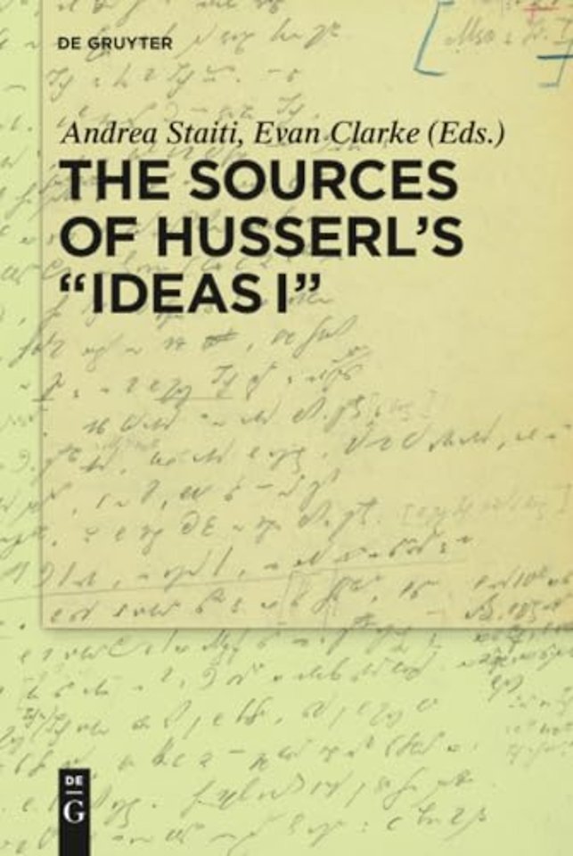 The Sources of Husserl’s 'Ideas I'