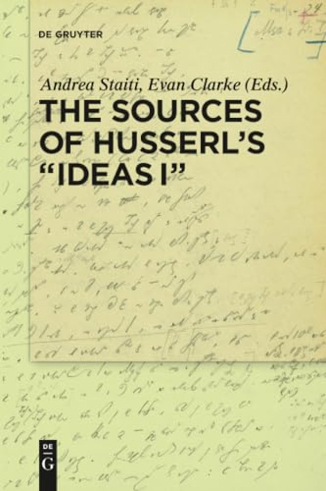 The Sources of Husserl’s 'Ideas I'