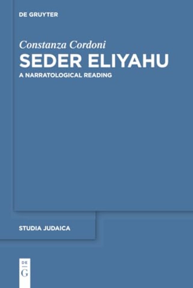 Seder Eliyahu – A Narratological Reading