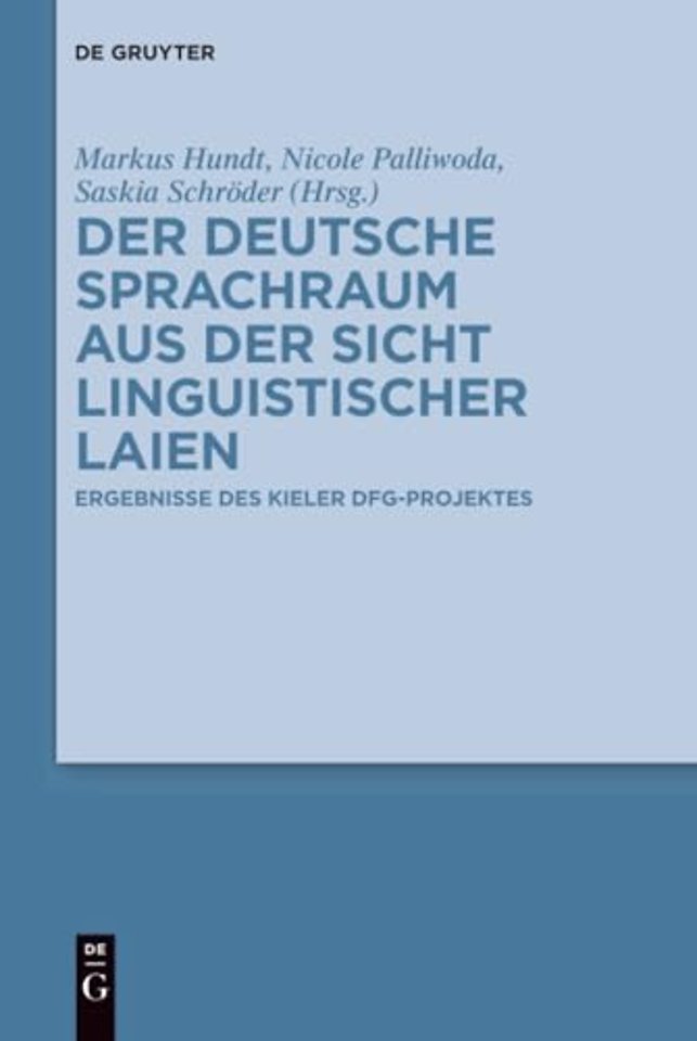 Der deutsche Sprachraum aus der Sicht linguistis – Ergebnisse des Kieler DFG–Projektes