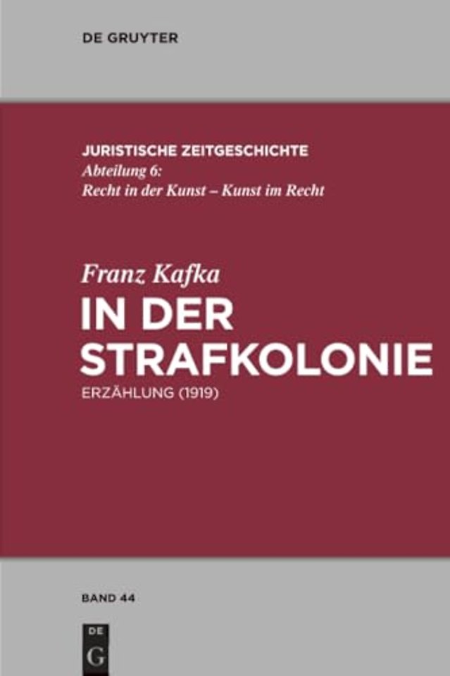 In der Strafkolonie – Erzählung (1919)