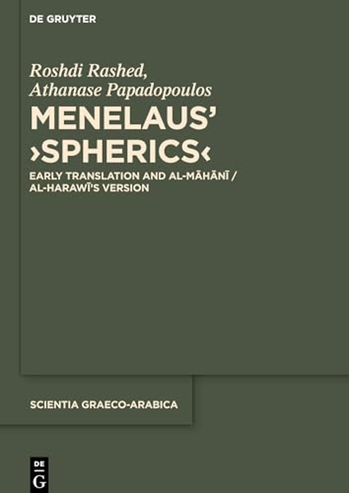 Menelaus' ›Spherics‹