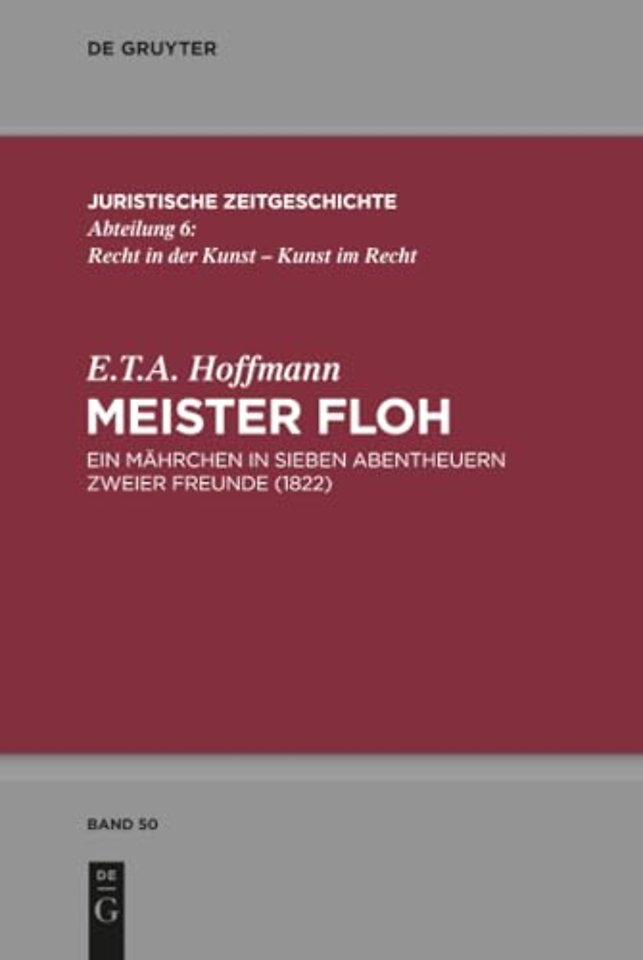 Meister Floh – Ein Mährchen in sieben Abentheuern zweier Freunde. 1822.