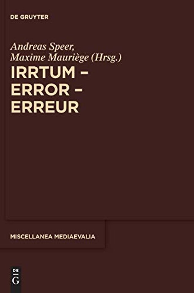Irrtum – Error – Erreur