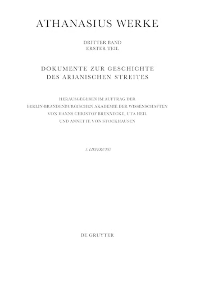 Bis zum Vorabend der Synode von Konstantinopel (381)