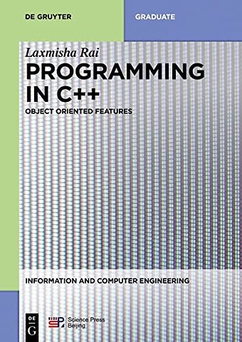 Programming in C++ – Object Oriented Features