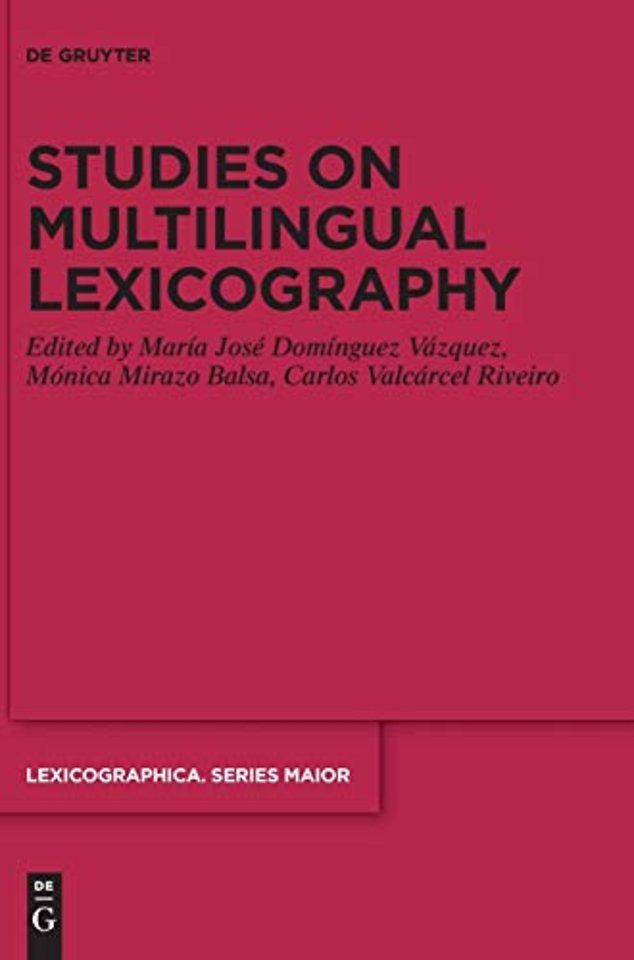 Studies on Multilingual Lexicography