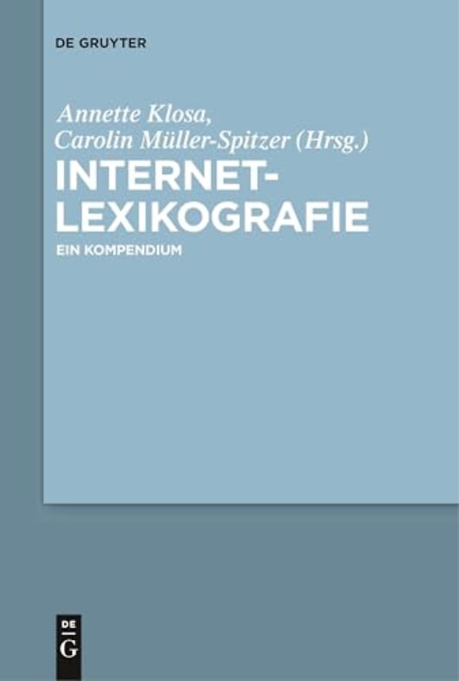 Internetlexikografie – Ein Kompendium