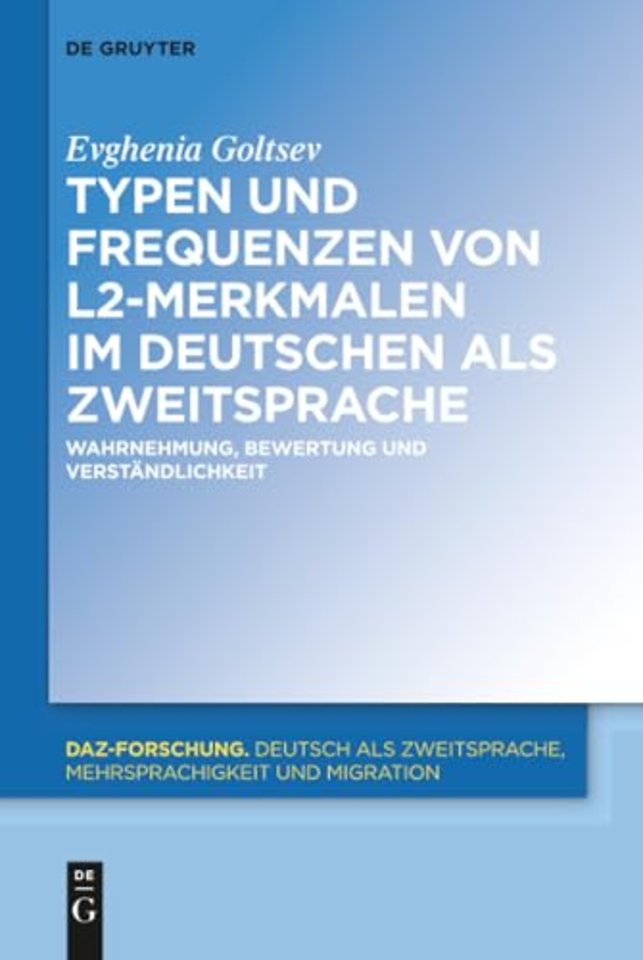 Typen und Frequenzen von L2-Merkmalen im Deutschen als Zweitsprache