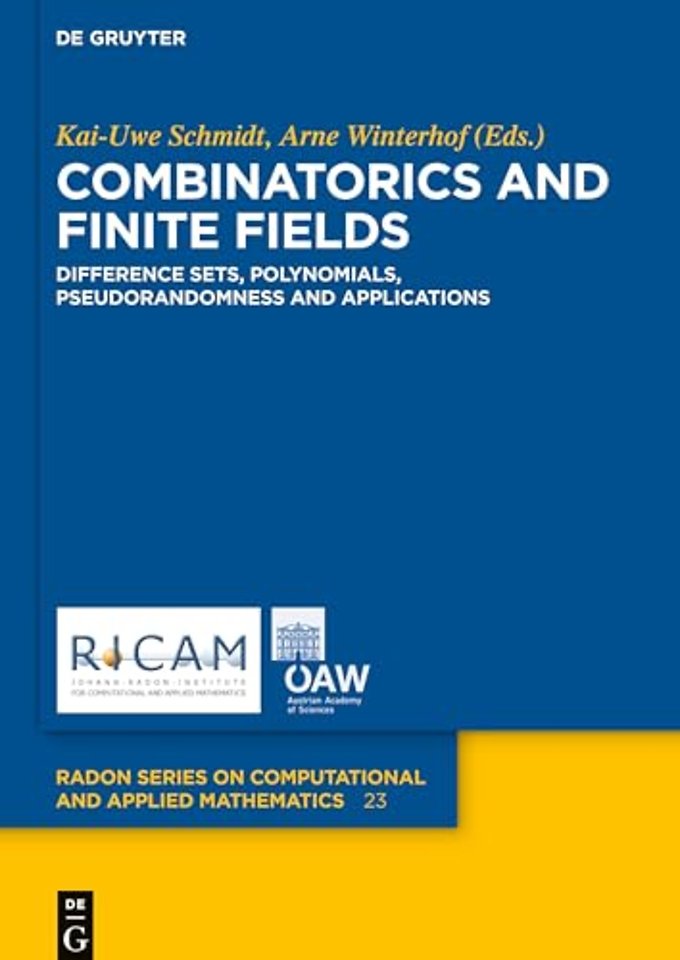Combinatorics and Finite Fields – Difference Sets, Polynomials, Pseudorandomness and Applications