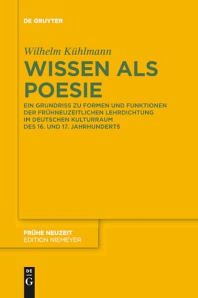 Wissen als Poesie