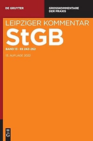 Band 13, Strafgesetzbuch. Leipziger Kommentar, §§ 242-262