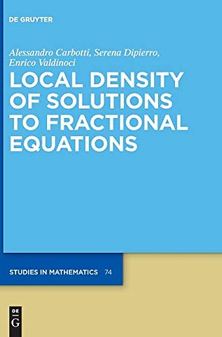 Local Density of Solutions to Fractional Equations