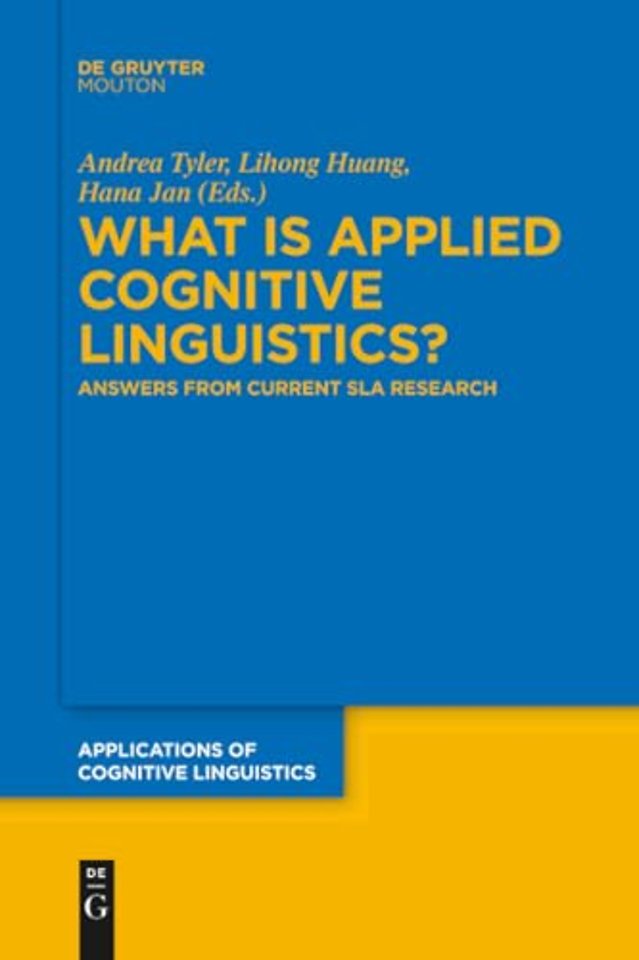 What is Applied Cognitive Linguistics? – Answers From Current SLA Research