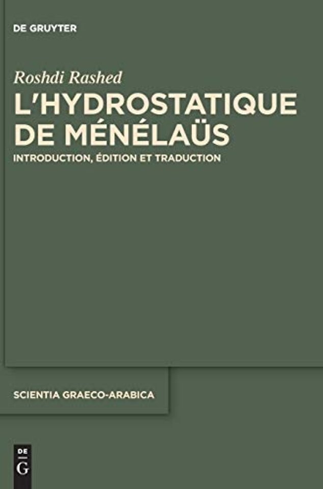 L’hydrostatique de Menelaus