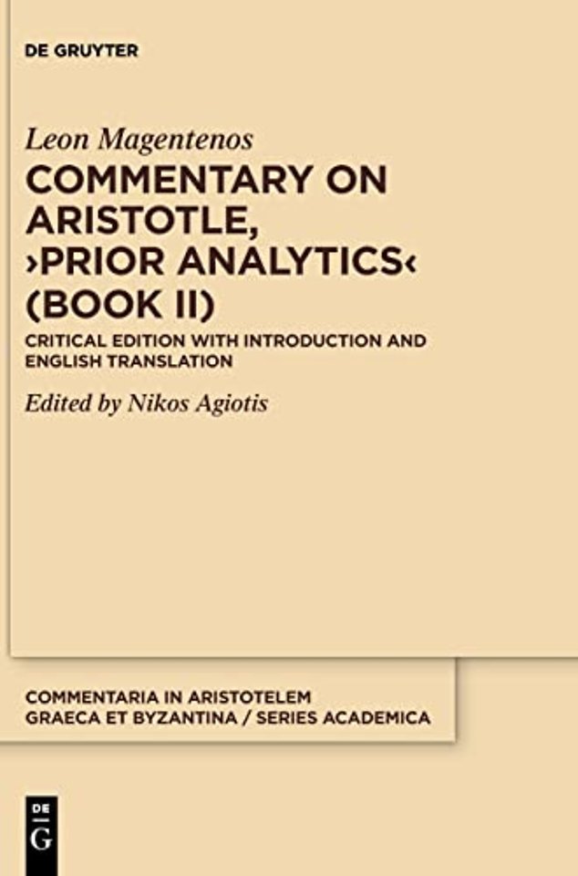 Commentary on Aristotle, ›Prior Analytics‹ (Book II)