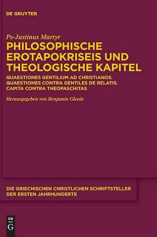 Philosophische Erotapokriseis und theologische Kapitel