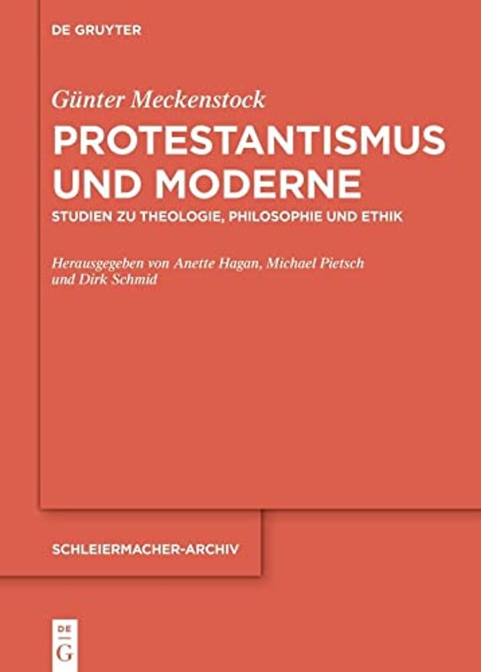 Protestantismus und Moderne – Studien zu Theologie, Philosophie und Ethik