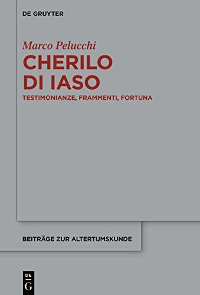 Cherilo di Iaso – Testimonianze, frammenti, fortuna