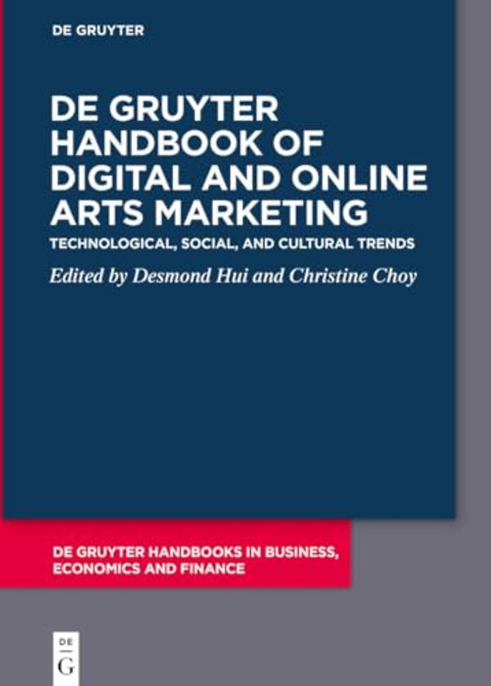 De Gruyter Handbook of Digital and Online Arts M – Technological, Social, and Cultural Trends
