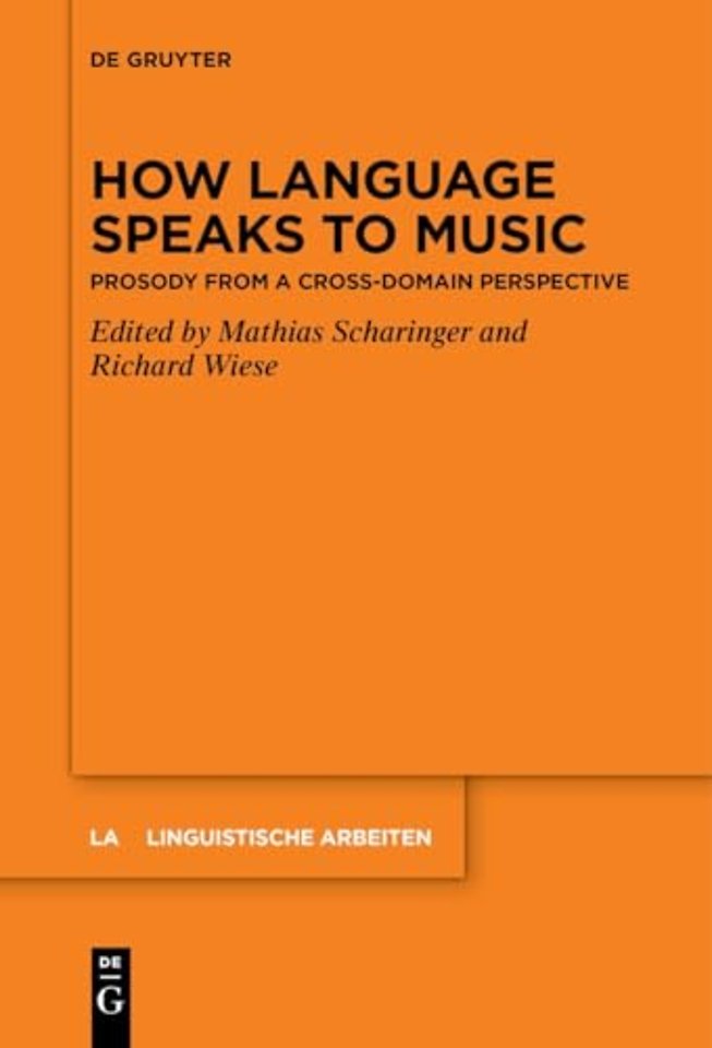 How Language Speaks to Music – Prosody from a Cross–domain Perspective