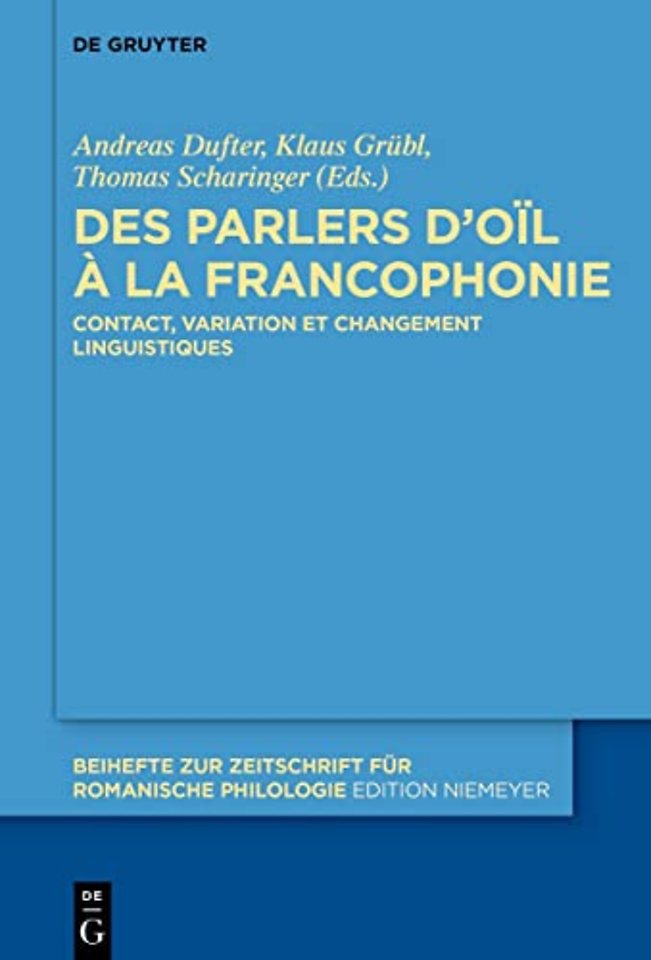 Des parlers d’oil a la francophonie