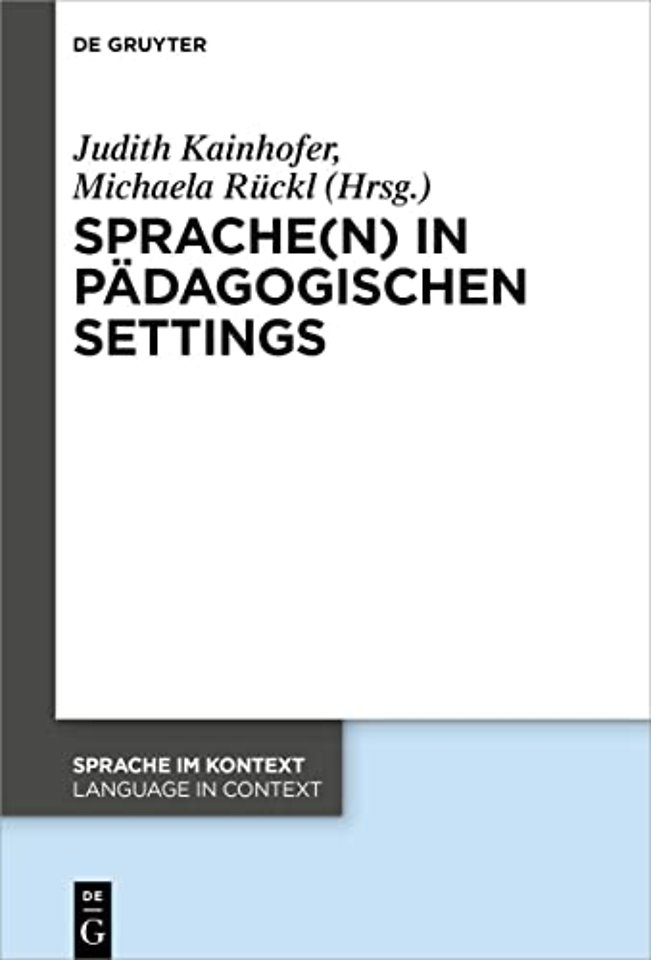 Sprache(n) in padagogischen Settings