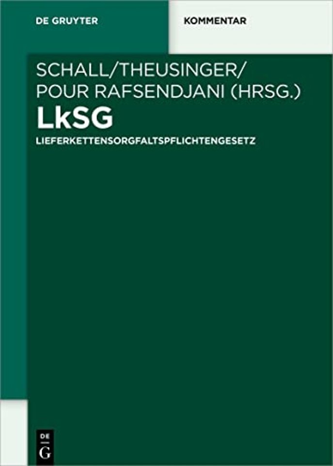 LkSG – Lieferkettensorgfaltspflichtengesetz