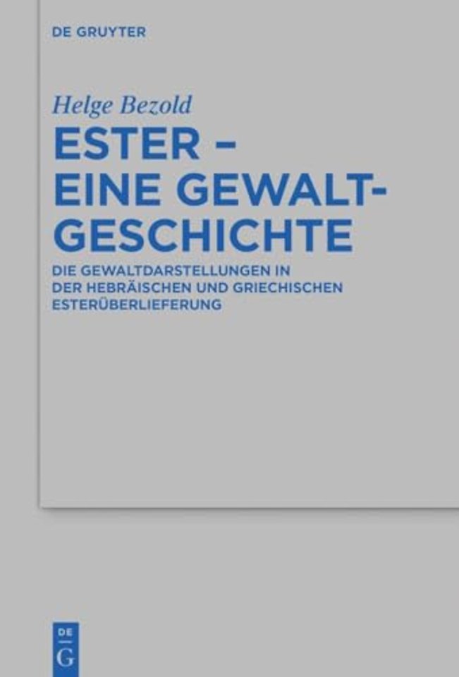 Ester – eine Gewaltgeschichte