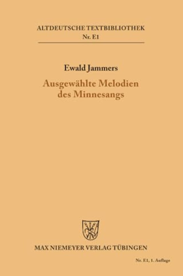 Ausgewählte Melodien des Minnesangs