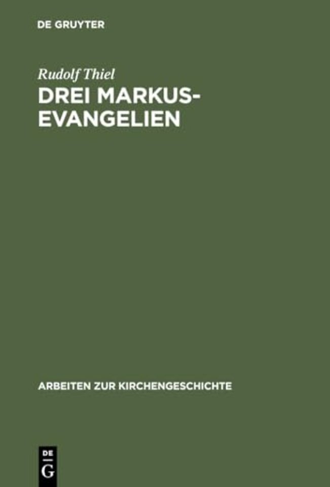 Drei Markus-Evangelien