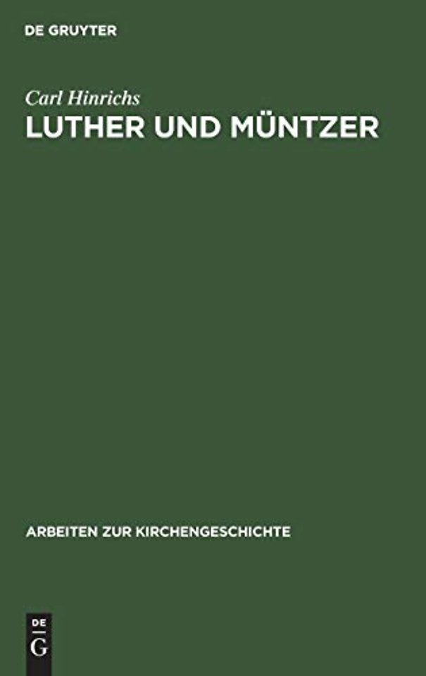 Luther und Müntzer – Ihre Auseinandersetzung über Obrigkeit und Widerstandsrecht