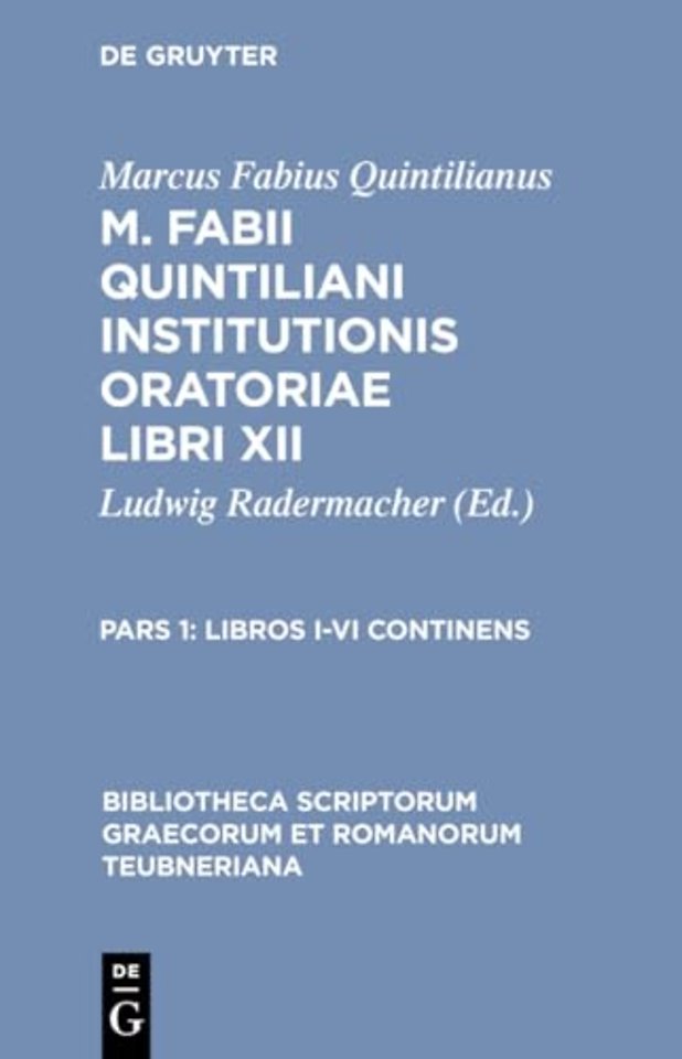 Libros I–VI continens