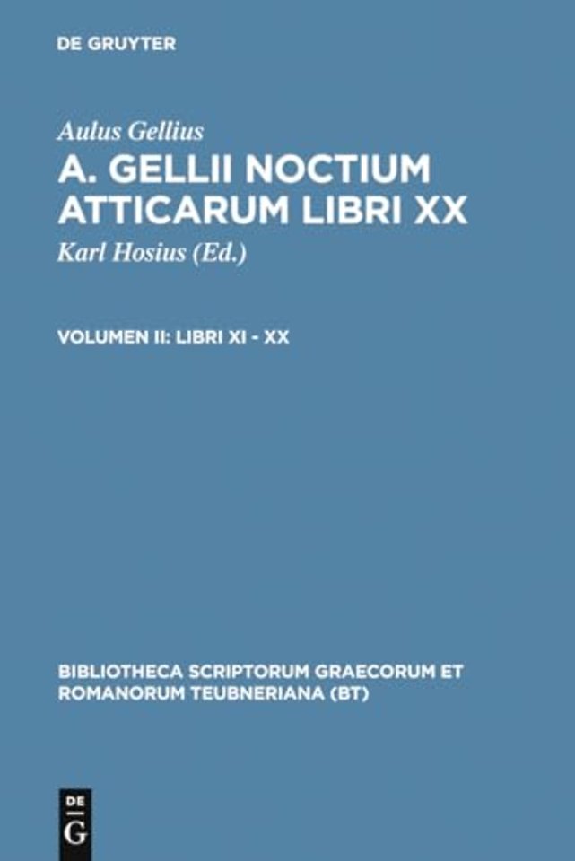 Libri XI – XX