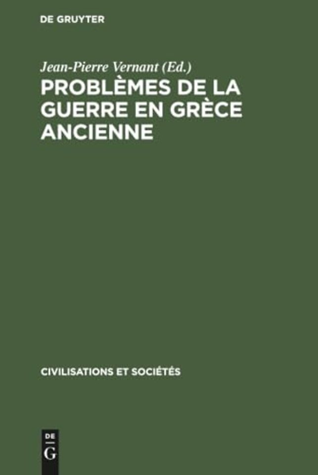 Problèmes de la guerre en Grèce ancienne