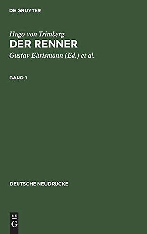 Hugo von Trimberg: Der Renner. Band 1