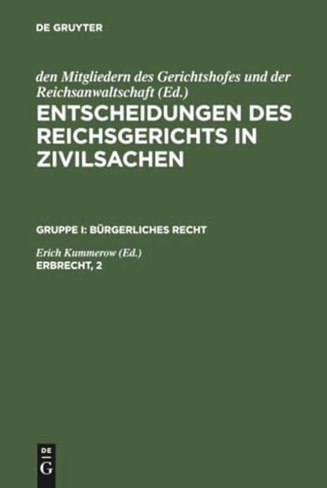 Erbrecht, 2