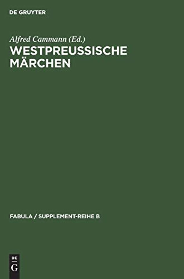 Westpreuβische Märchen