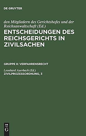 Zivilprozessordnung, 3