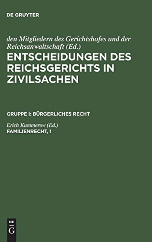 Familienrecht, 1