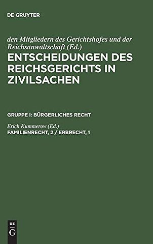 Familienrecht, 2 / Erbrecht, 1