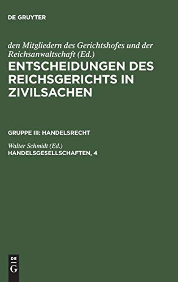 Handelsgesellschaften, 4 – Genossenschaften und Bergrecht