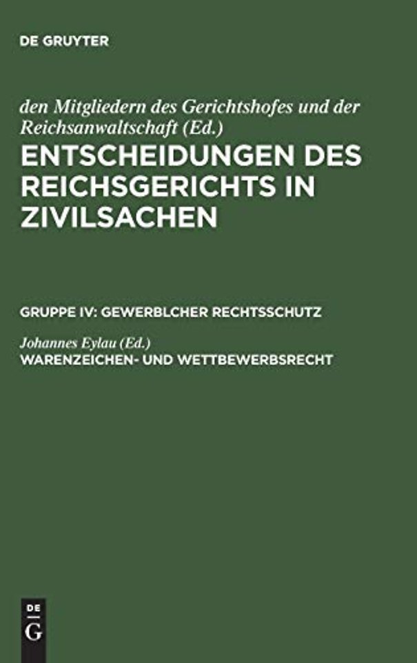 Warenzeichen– und Wettbewerbsrecht