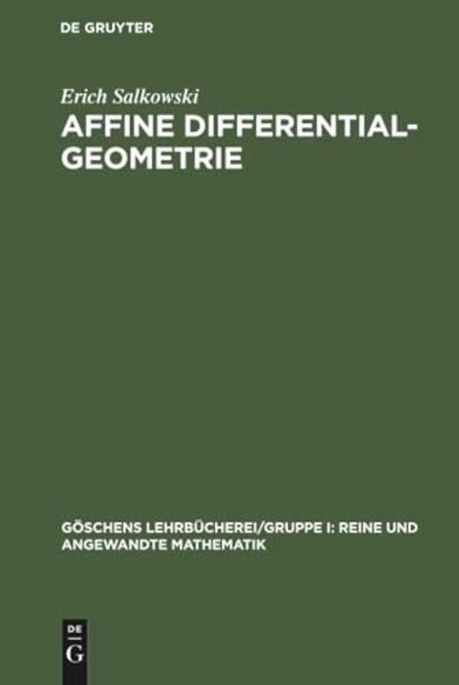Affine Differentialgeometrie